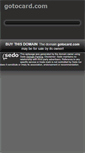 Mobile Screenshot of gotocard.com